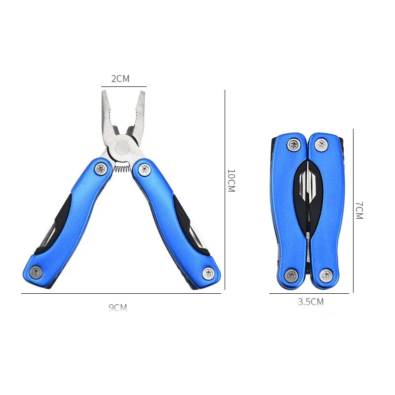 Mini Folding Multitool Pliers – Stainless Steel Keychain EDC