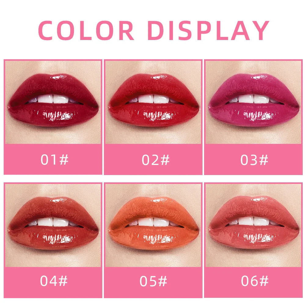 QIBEST Moisturizing Lip Glaze – Dual-Use Lips, Eyes & Cheeks