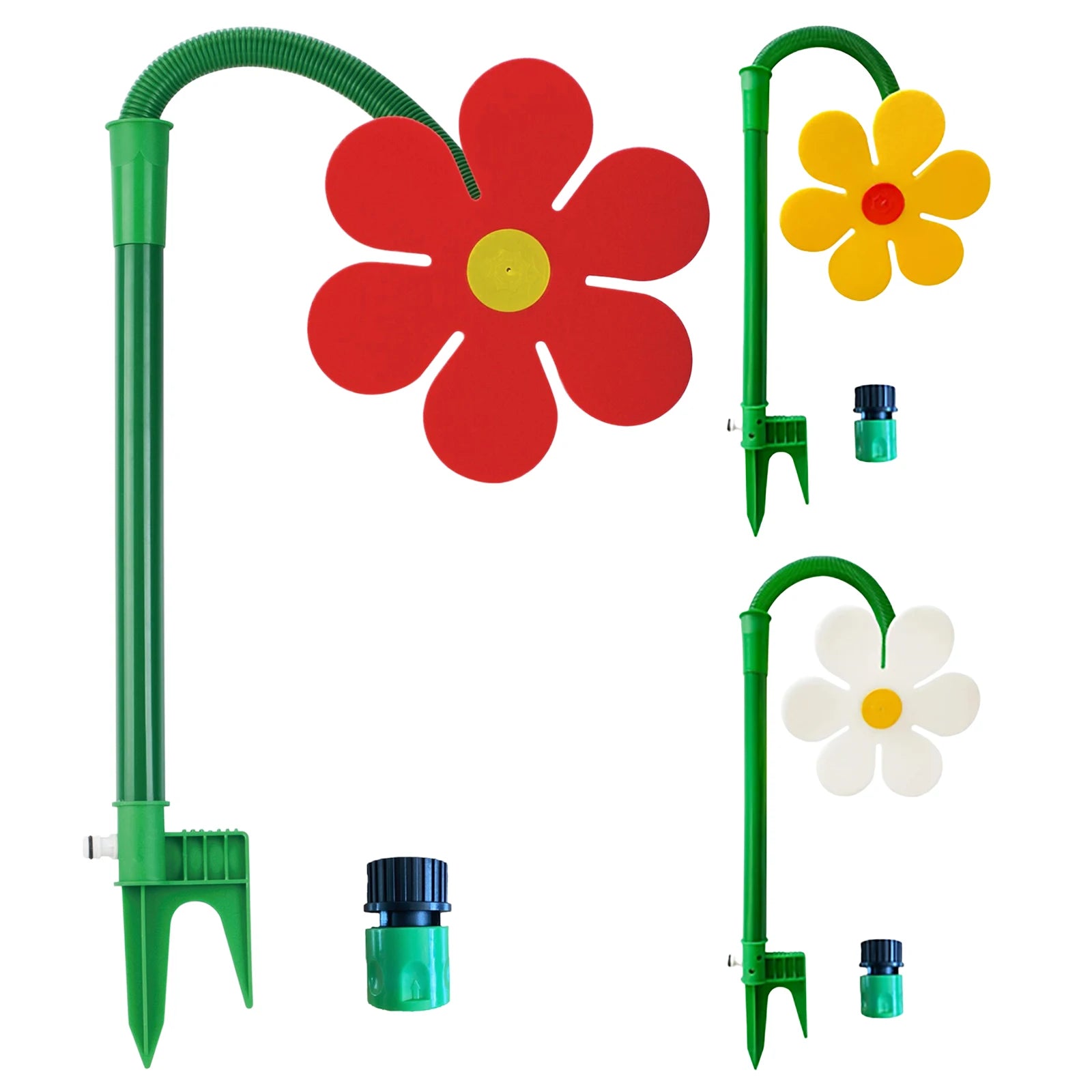 Crazy Daisy Sprinkler 360 Degree Rotating Crazy Dancing Flower Water Sprinklers Flower Sprinkler for Yard Watering Dogs Playing Peaceful Pleasures Health and Wellness
