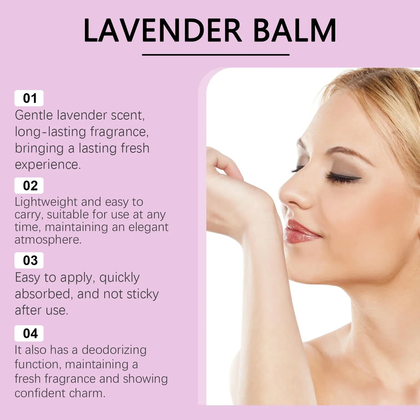 Roxelis Lavender Solid Perfume Balm | Portable Floral Scent 15g