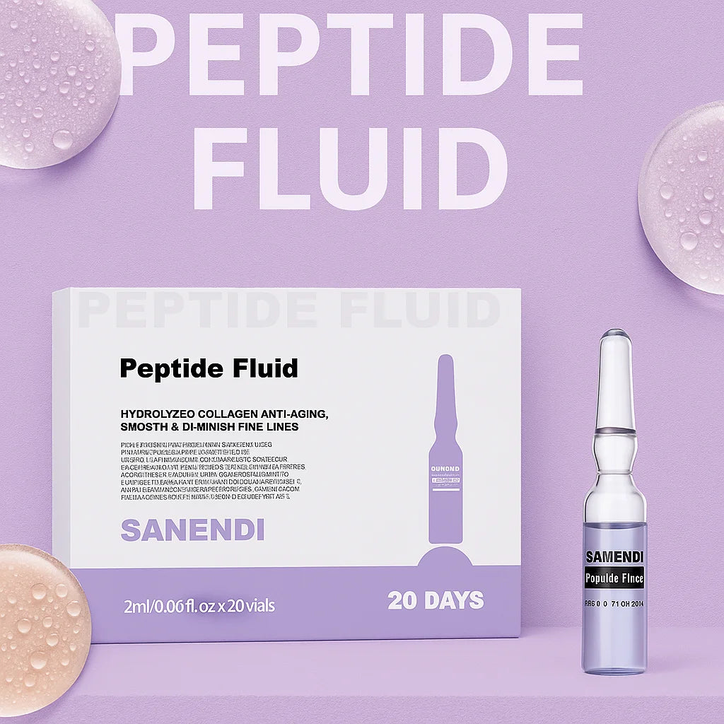 SANENDI Hyaluronic Acid Peptide Ampoule Serum | Dermapen 5/20PCS Facial Ampoule Serum Peaceful Pleasures Health and Wellness