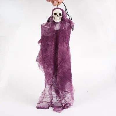 Halloween Skull Doll Ornament Spooky Fright Prank Prop Novelty