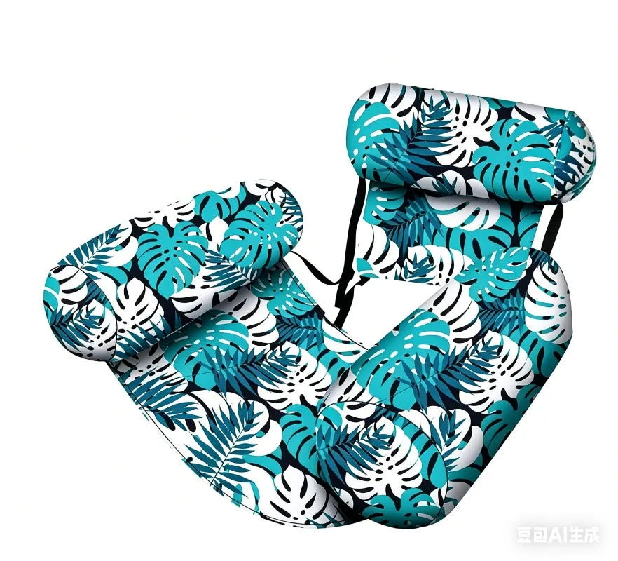 Inflatable Pool Float Lounger – Thickened PVC Floating Bed
