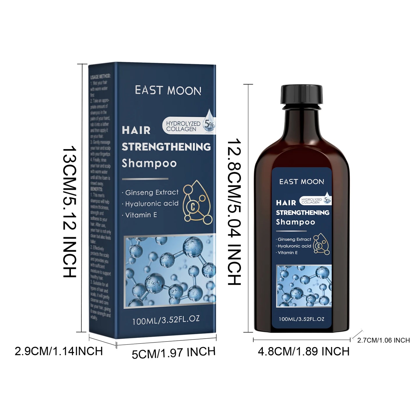 East Moon Collagen Shampoo for Men – Dandruff & Oil Control