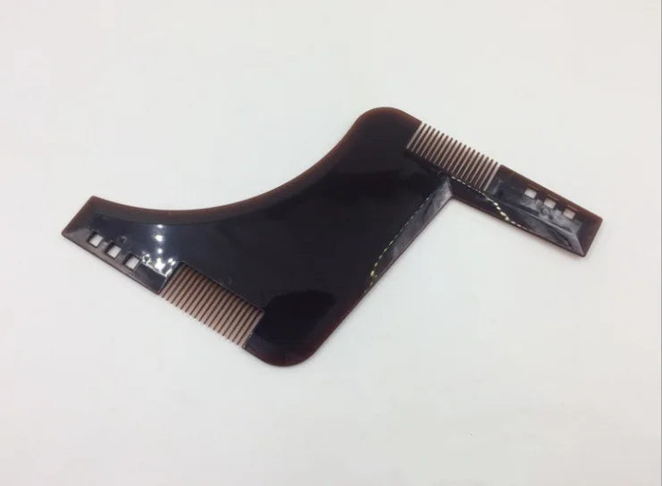 Men's Beard Shaping Template Ruler & Styling Comb Tool