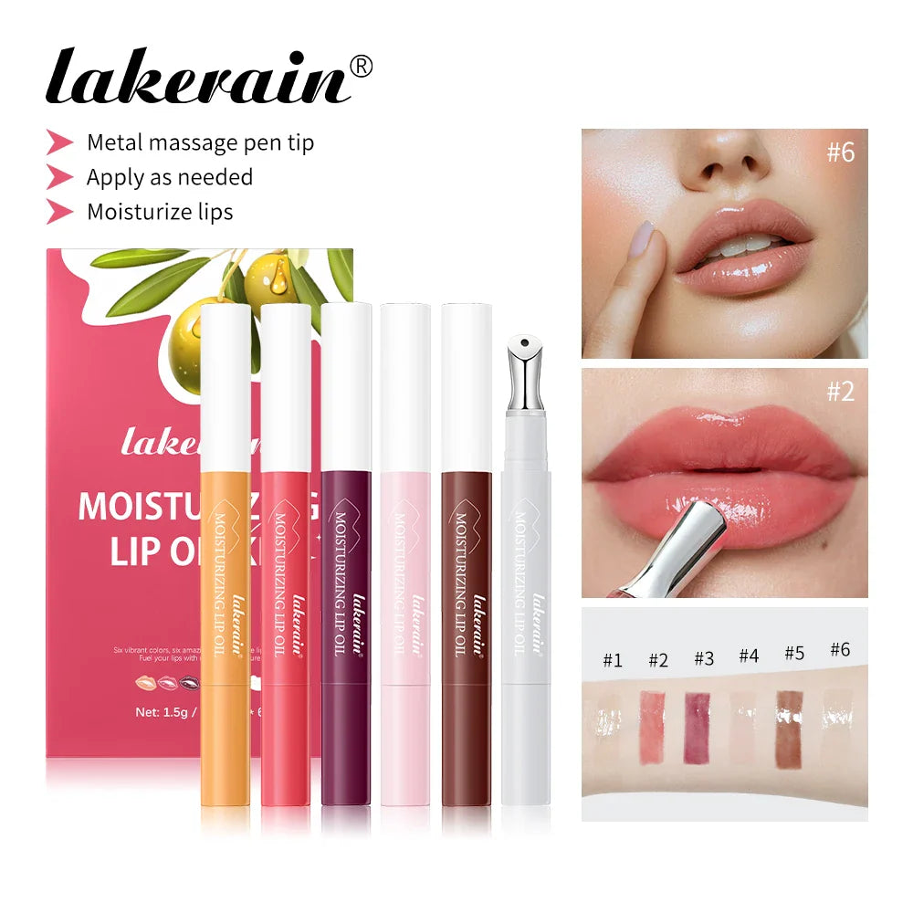 Lakerain Moisturizing Lip Oil – Hydrating Serum & Plumper