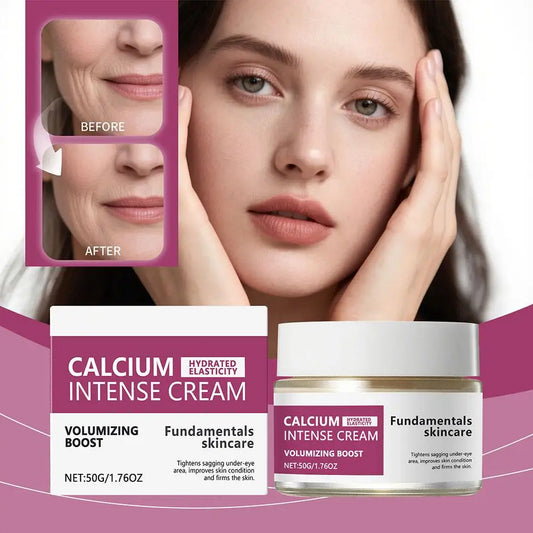Calcium Intense Cream Enhance Moisturizing Facial Firming Tighten Skin Elasticity Nourishing Facial Lifting 1/2PCS Peaceful Pleasures Health and Wellness