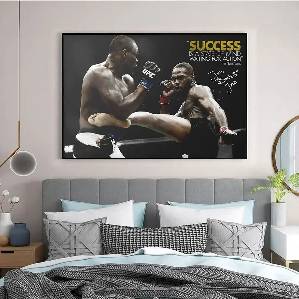Boxing Canvas Wall Art – McGregor, Pettis & Benavidez Print Canvas Wall Art Peaceful Pleasures Health and Wellness 13 20x30cm Unframed