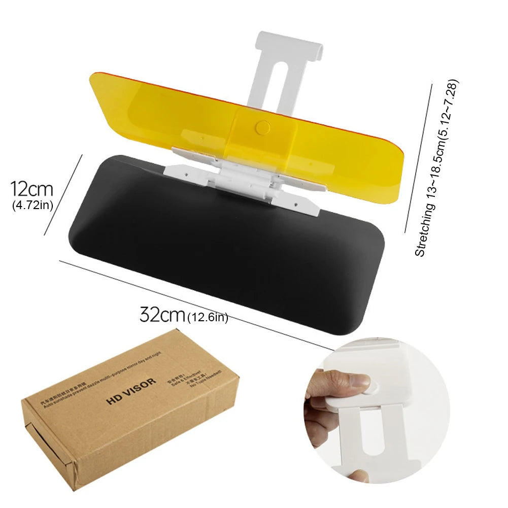 Adjustable Sun Blocker Anti-UV HD Anti Sunlight Dazzling Goggle Polarized Clear Vision Sun Visor Blocker Car Anti-Glare Sunshade Peaceful Pleasures Health and Wellness