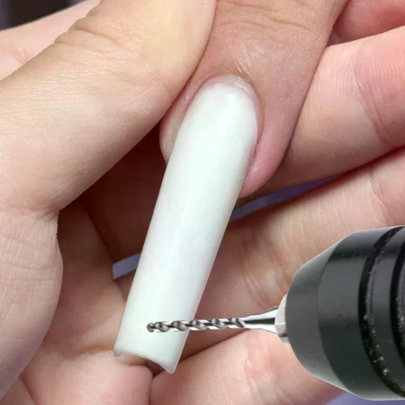 Nail Art Perforation Grinding Head Tungsten Steel Nail Drill Bits DIY Punk Style Nail Charms Manicure Tool Machine Accessories Peaceful Pleasures Health and Wellness