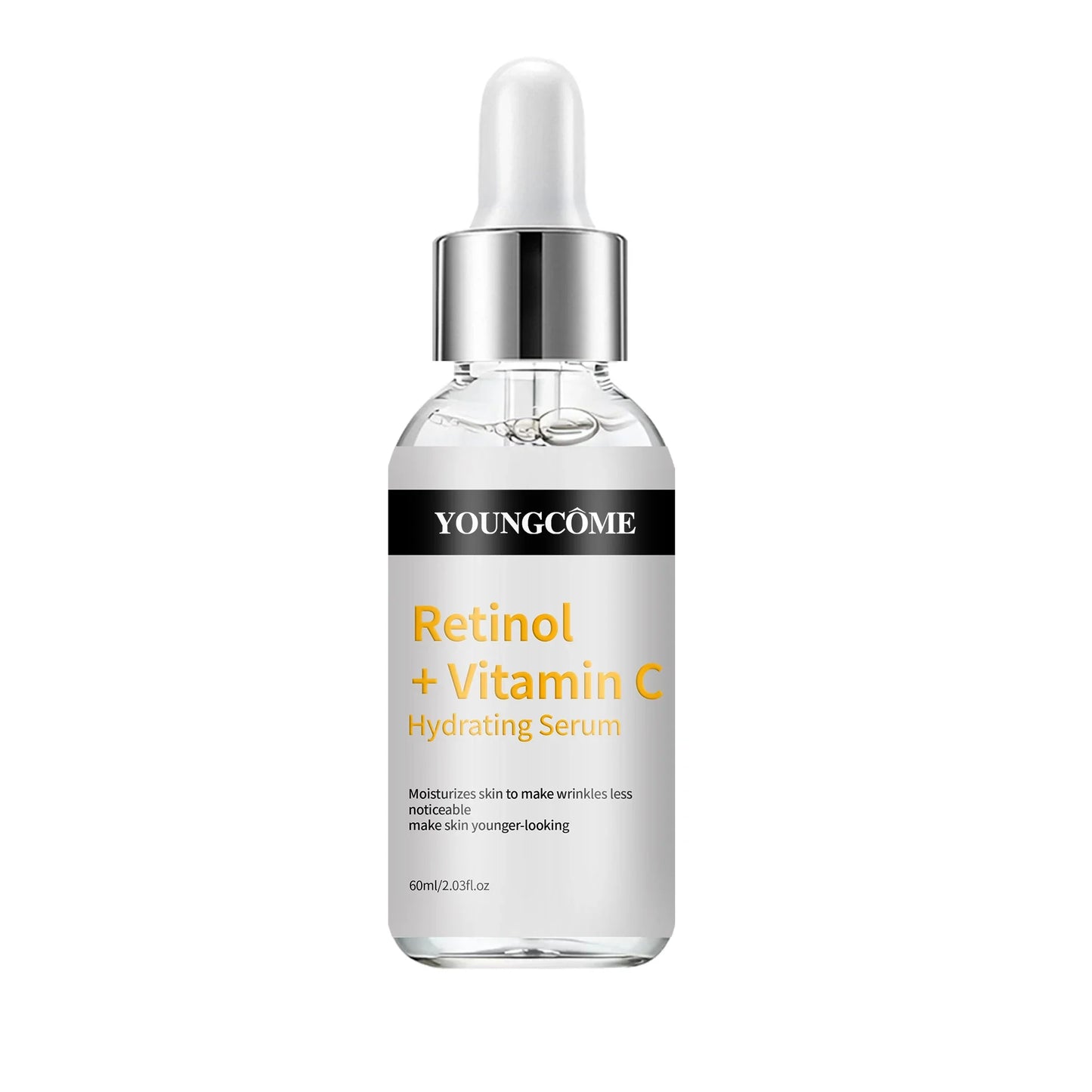 YOUNGCOME Retinol & Vitamin C Hydrating Face Serum Cream