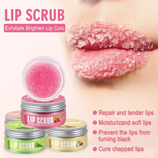 Exfoliating Lip Scrub 30g | Raspberry, Vanilla, Coconut & Watermelon Lip Scrub Peaceful Pleasures Health and Wellness