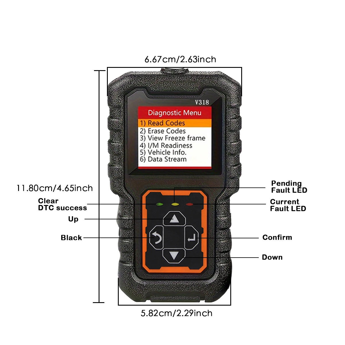 OBD2 Scanner V318 – Engine Code Reader & Voltage Tester Peaceful Pleasures Health and Wellness