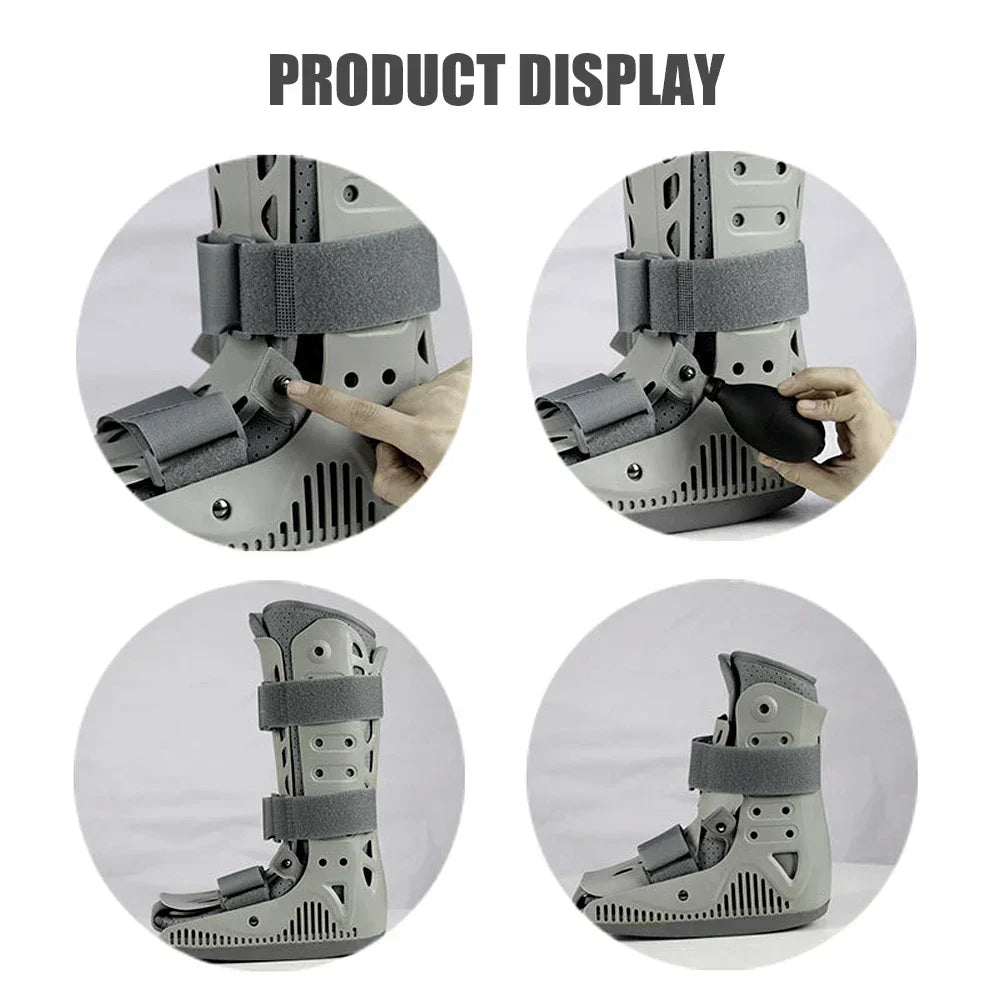 Inflatable Walking Boot,Air Cam Walker Fracture Boot Orthopaedic Boot for Sprained,Air Walker Brace for Broken Foot Achilles Peaceful Pleasures Health and Wellness