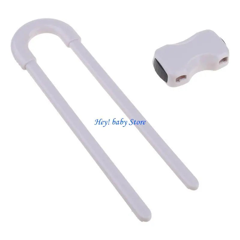 Baby Cabinet & Drawer Safety Locks – U-Shape 2-Pack | No Tools