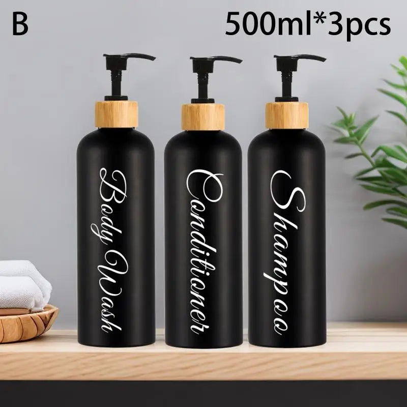 3-Piece Refillable Soap & Lotion Dispenser Set | Bathroom