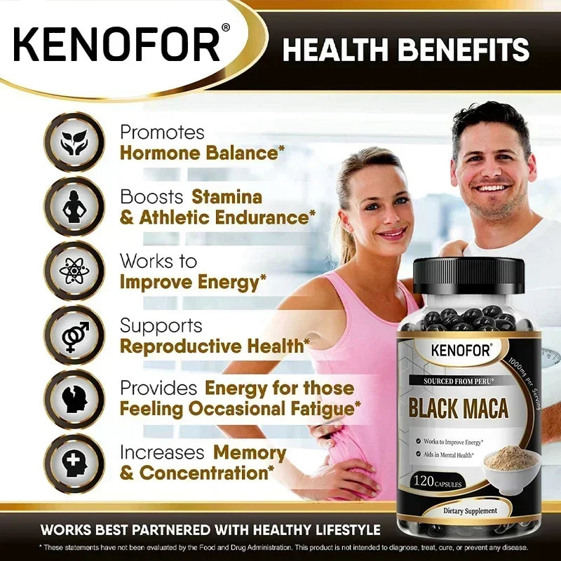 Best Maca for Men and Women Relieves Fatigue Anxiety, Increases Vitality, Improves Stamina and Immunity Peaceful Pleasures Health and Wellness
