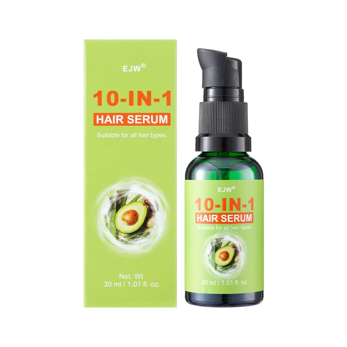 10-in-1 Hair Oil Leave-In Conditioner – Frizz & Dry Hair
