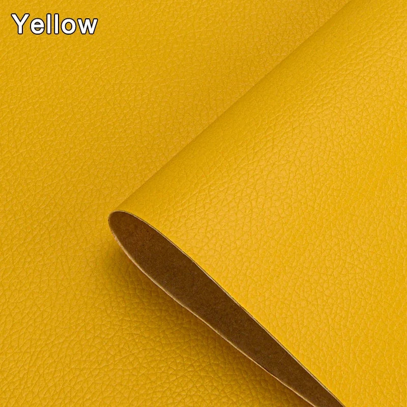 10-300cm Self Adhesive Leather Repair Patch Tape Self-Adhesive House DIY Fix For Sofa Moto Car Seat Bag Home Sheets Patches Peaceful Pleasures Health and Wellness Yellow 50 x 68cm