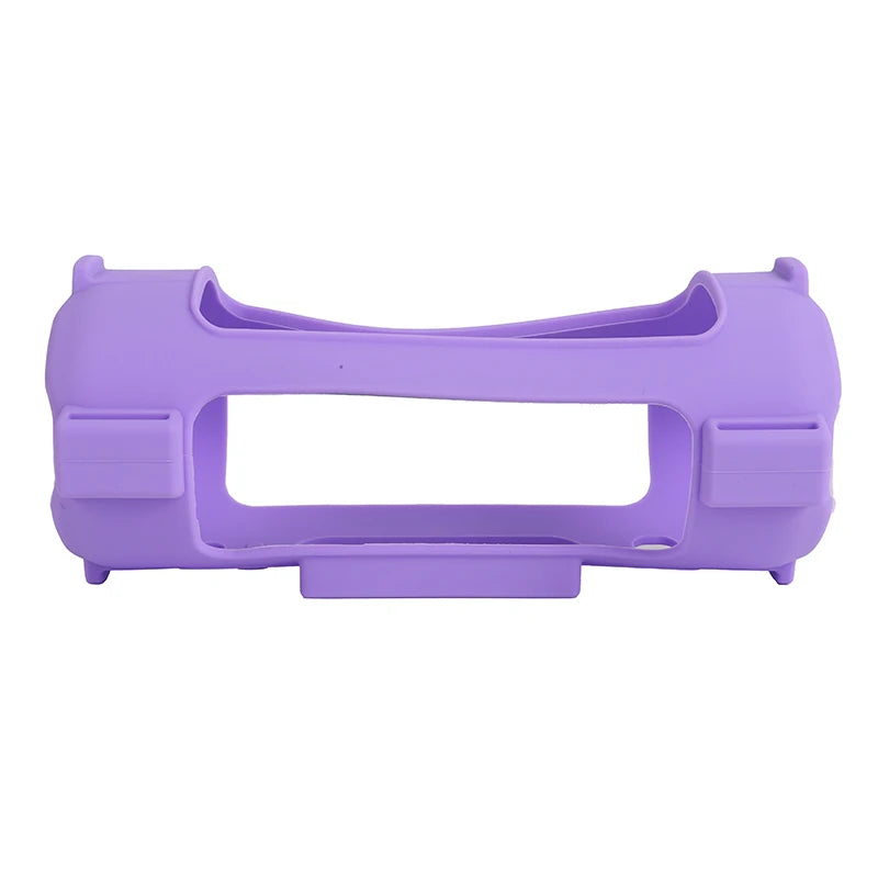 Solid Color Silicone Case For JBL Grip Speakers Anti-Scratch Dust-Proof And Shockproof Protective Sleeve With Shoulder Strap Peaceful Pleasures Health and Wellness PURPLE