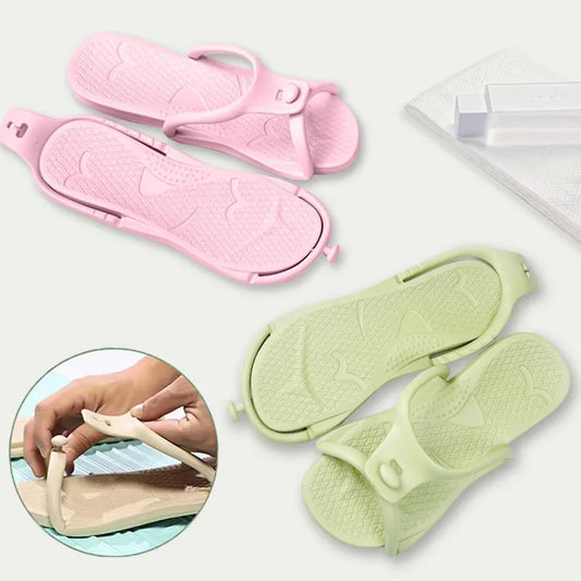 Men's Foldable Travel Slippers – Lightweight EVA Beach Slides Travel Slide Sandals Peaceful Pleasures Health and Wellness