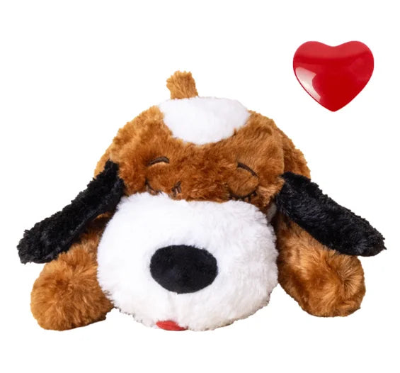 IFOYO Heartbeat Dog Snuggle Toy – Calming Plush Sleep Doll