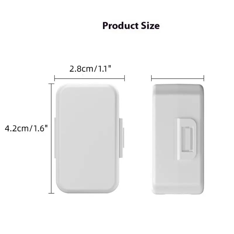 Versatile Toothbrush Travel Box with Impervious Plastic Shield for Toothbrush Head - Suitable for Home And Travel Use Peaceful Pleasures Health and Wellness