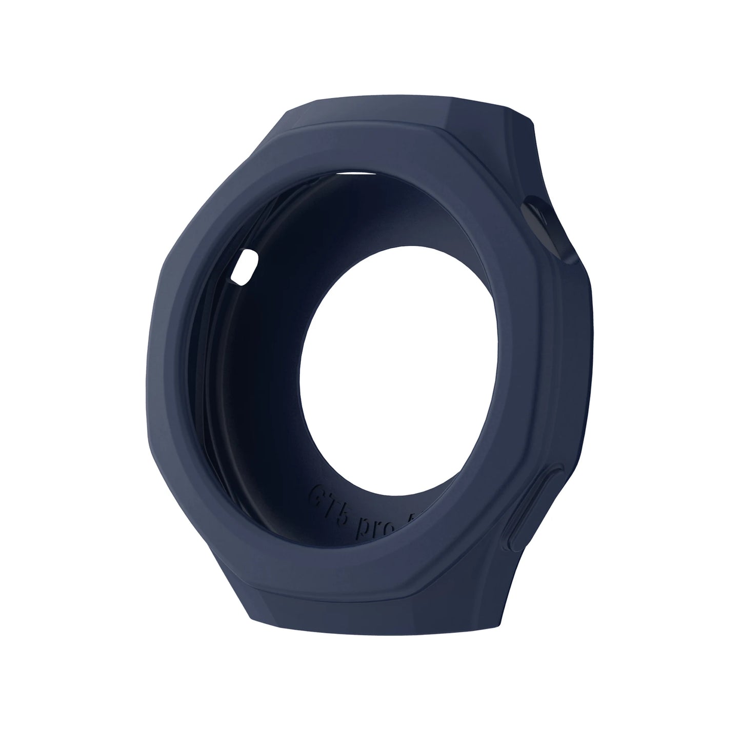 Silicone Case for Huawei Watch GT5 Pro 46mm – Protective Cover Peaceful Pleasures Health and Wellness Dark Blue