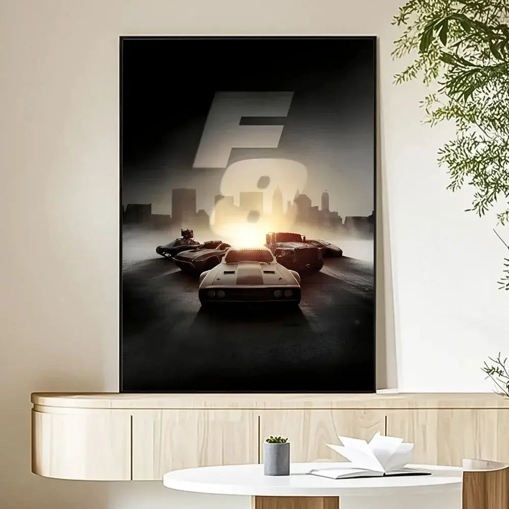 Fast & Furious 2 Vintage Canvas Movie Poster | Fan Wall Art