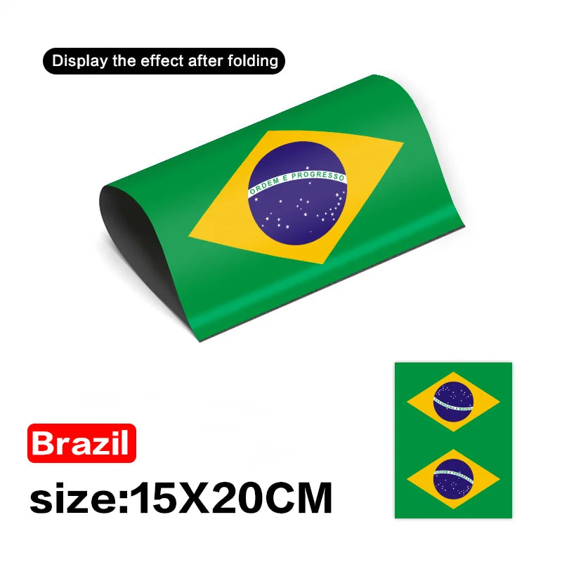2026 World Cup National Flag Car Sticker | Waterproof Decal
