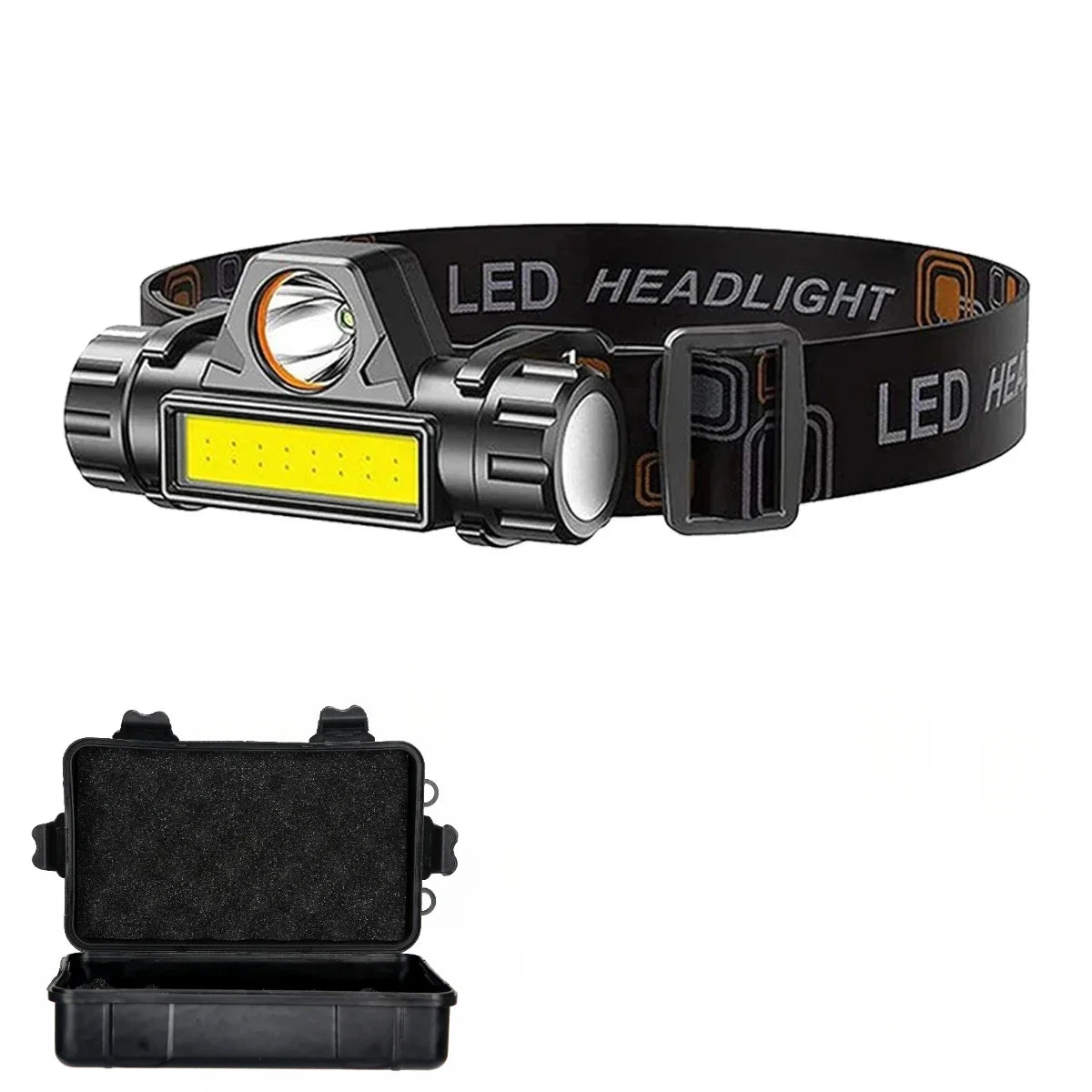 ZHIYU COB LED Rechargeable Headlamp – Magnetic, IPX4, 300 Lumens