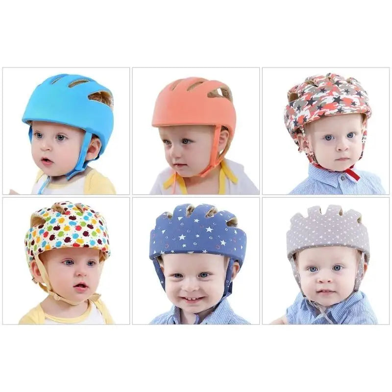 Baby Head Protector Helmet | Soft Cotton Safety Hat Ages 1–3