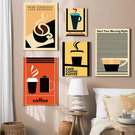 "More Espresso" Funny Coffee Quote Canvas Kitchen Wall Art Canvas Wall Art Peaceful Pleasures Health and Wellness