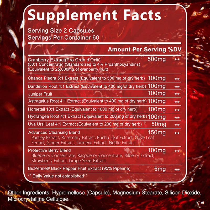 Kidney Cleanse Detox & Repair, Urinary Tract Support & Flush Formula To Support Normal Kidney Function Peaceful Pleasures Health and Wellness