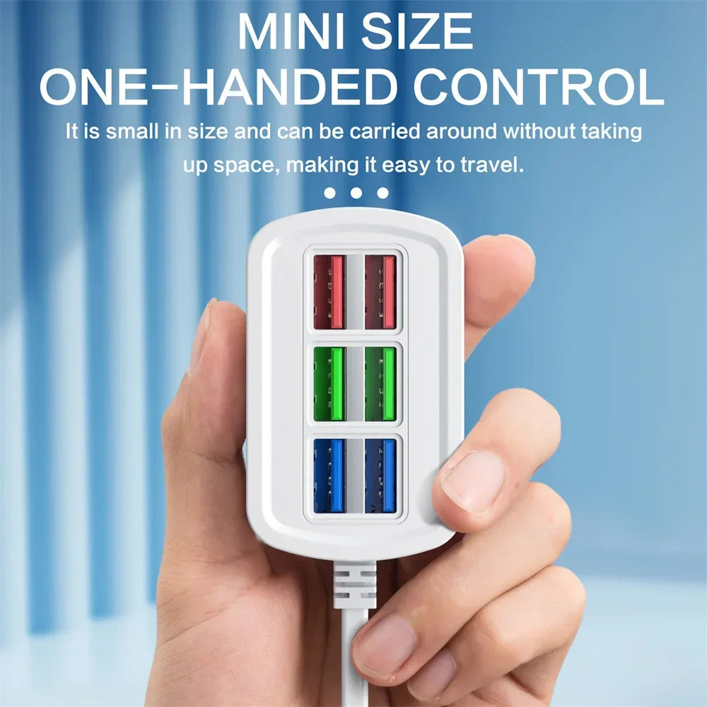 6-in-1 USB Charging Station | 30W Fast Charge, iPhone 16