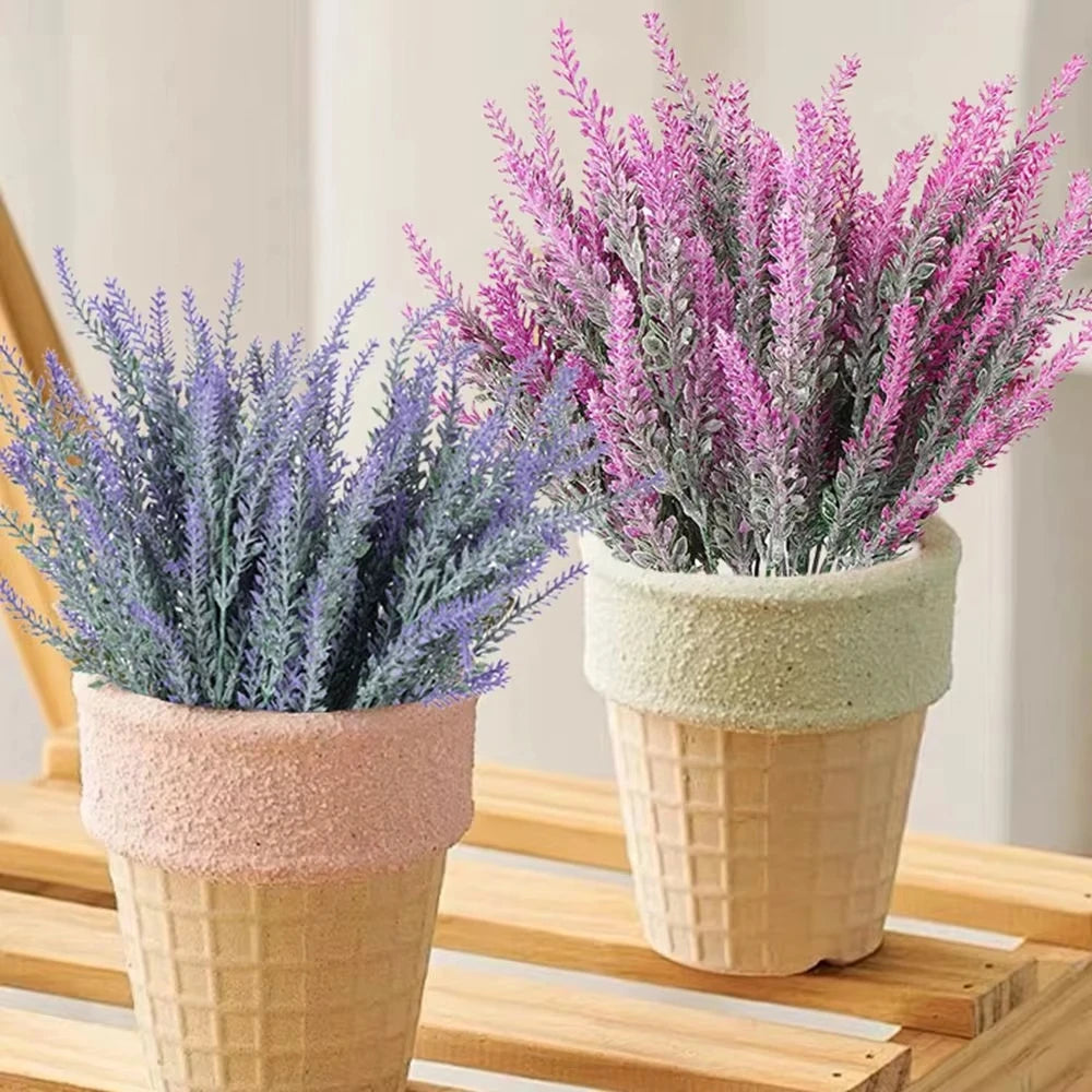 Artificial Lavender Bouquet for Wedding, Home & Party Décor