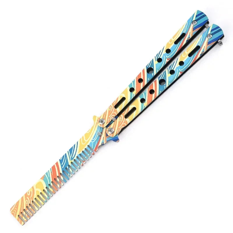 Butterfly Training Comb Stainless Steel Balisong Flipper