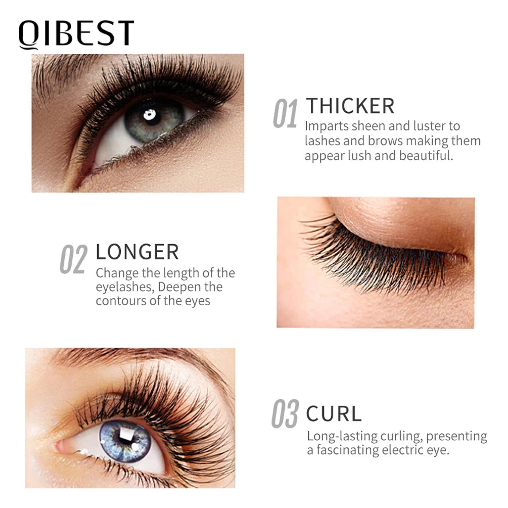 QIBEST Eyelash Growth Serum Liquid Eyelash Enhancer Vitamin E Treatment Lash lift Eyes Lashes Nourishing Lengthening Eyes Makeup Peaceful Pleasures Health and Wellness