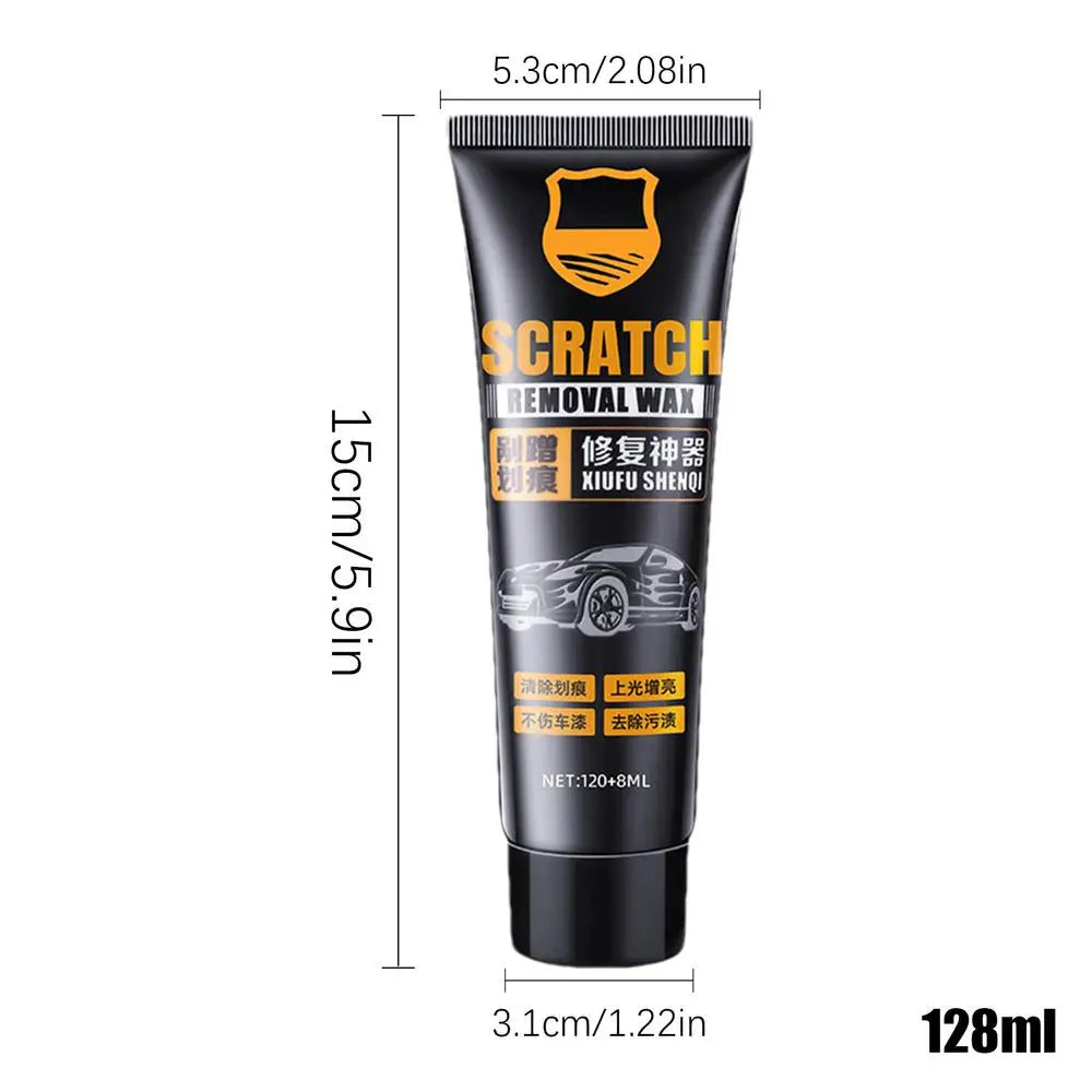 Car Scratch Remover Scratching Repair Tools Auto Swirl Remover Scratches Repair Polishing Multipurpose Wax For Car Paint Scratch Peaceful Pleasures Health and Wellness 128ml towel sponge