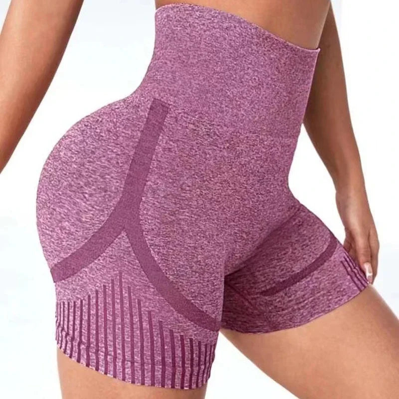 Yoga Leggings Europe and The United States Seamless High Elastic High Waist Quick Dry Leisure Sports Yoga Wear Shorts for Women Peaceful Pleasures Health and Wellness