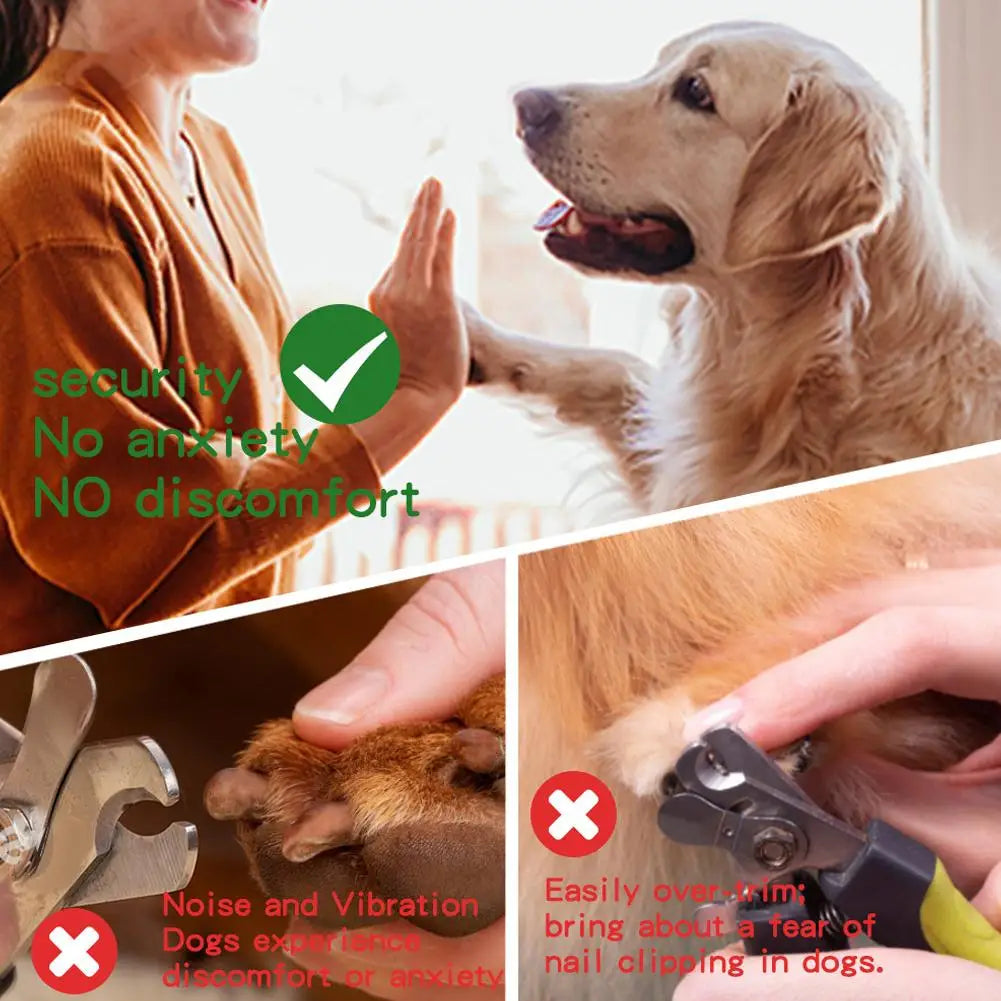 Handheld Pet Nail File & Smoother for Dogs & Cats | 4 Pads