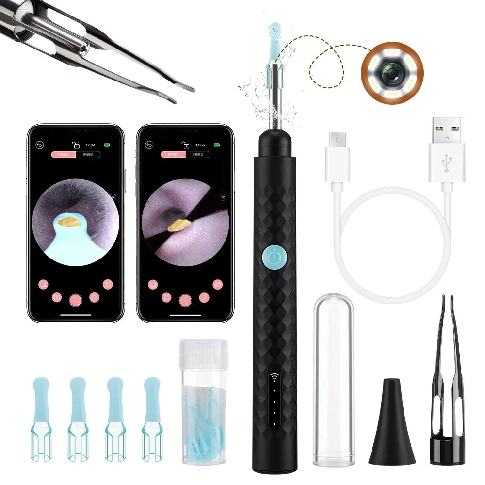 Hailicare Visual Ear Wax Removal Kit | HD Wi-Fi Camera Tool