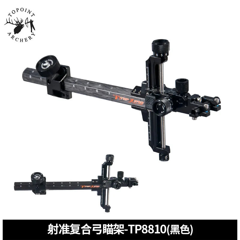 TP8810 Archery Compound Bow Sight Fiber Bracket Fast Adjustable Left