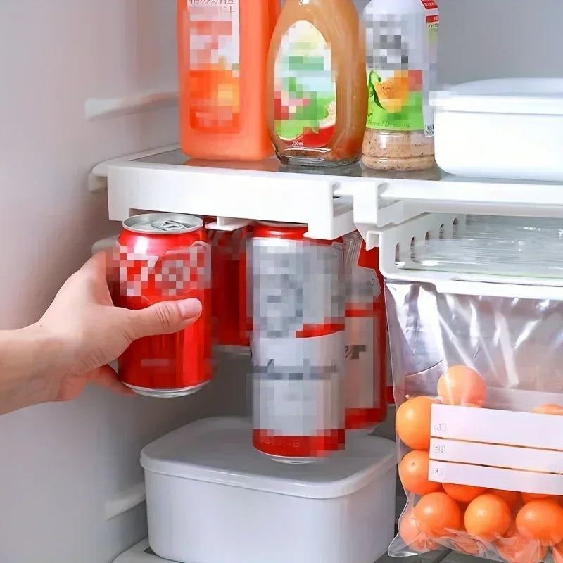 Refrigerator Storage Cabinet Drawer Dish Drainer Beverage Rack Plastic Food Storage Rack Kitchen Organizer Kitchen Accessories Peaceful Pleasures Health and Wellness