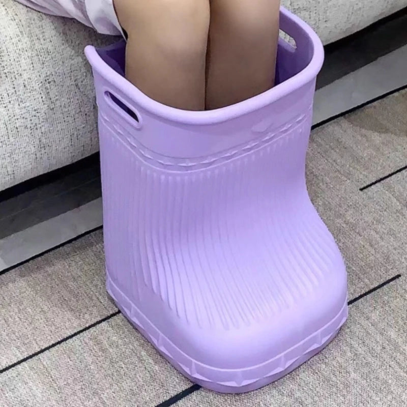 Foot soaking bucket massage bucket environmentally friendly over the knee heat-resistant household use for adults and children Peaceful Pleasures Health and Wellness