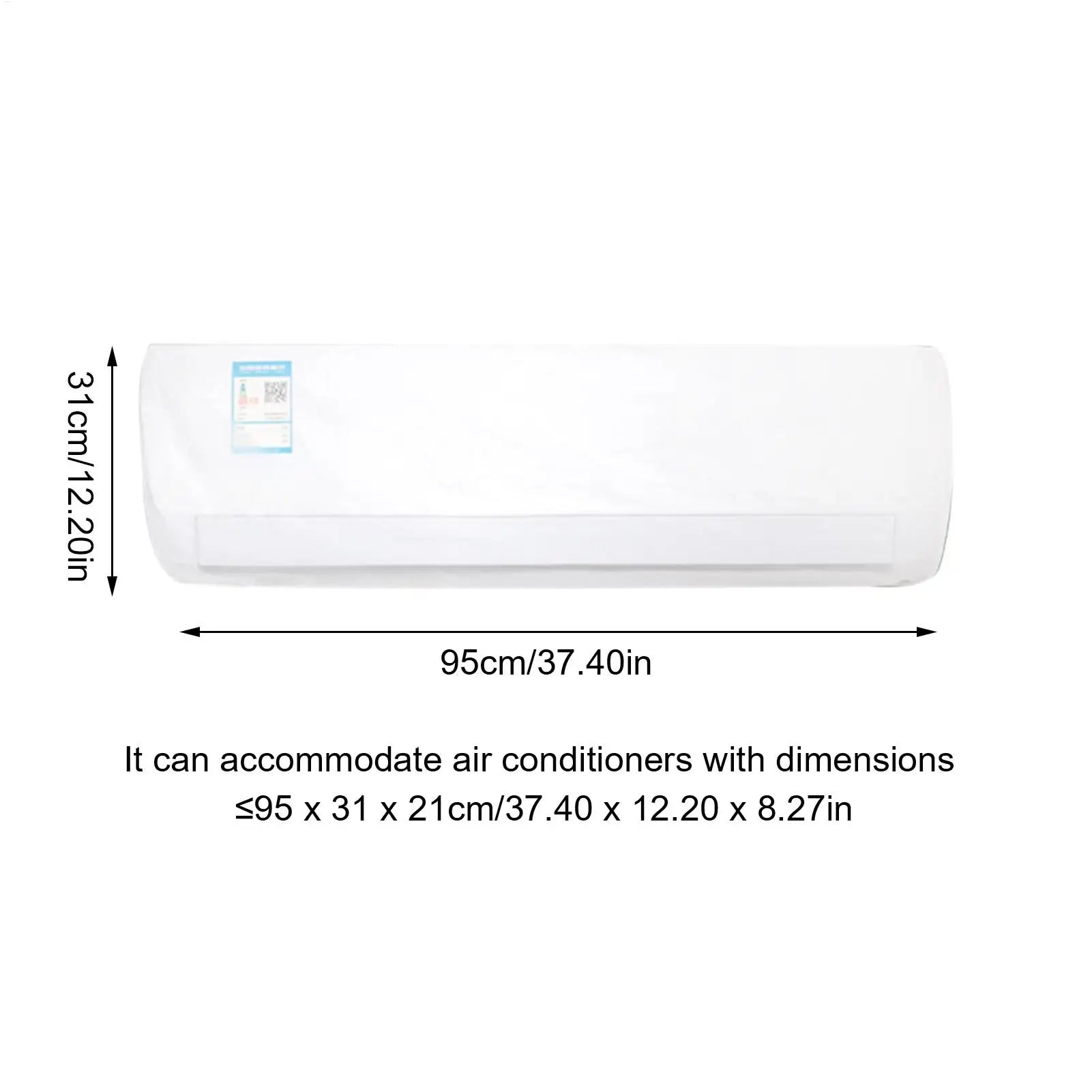 All-Inclusive Wall Air Conditioner Dust Cover Wear-Resistant Protective Cover Air Conditioner Protection Cover for Home Indoor Peaceful Pleasures Health and Wellness