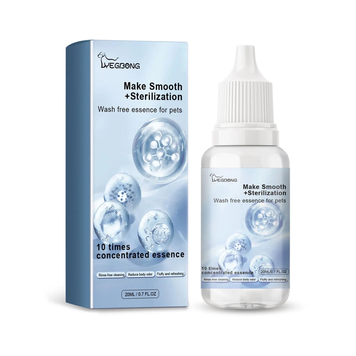 Yegbong No-Rinse Dog Shampoo | Deodorizing & Softening Essence