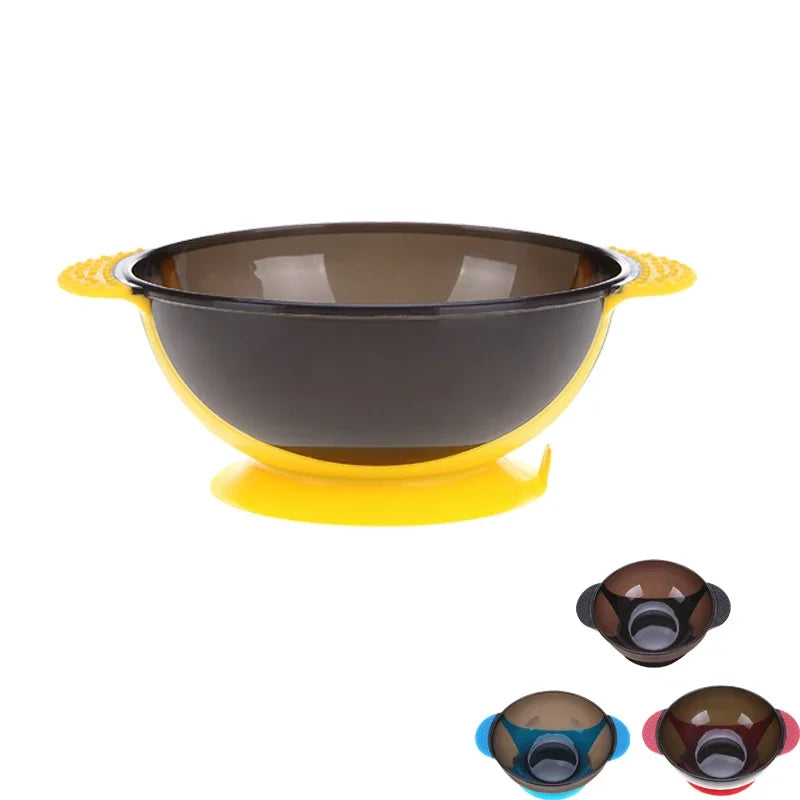 2pcs Hair Color Mixing Bowl, Hair Dye Treatment Bowl, Silicone Binaural Bowl, Hair Salon Beauty Suction Tool Peaceful Pleasures Health and Wellness