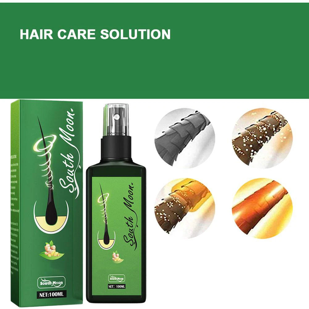 100ml Ginger Hair Care Spray Product Natural Hair Care Serum Nourish Damaged Hair Care Products Beauty Health Peaceful Pleasures Health and Wellness