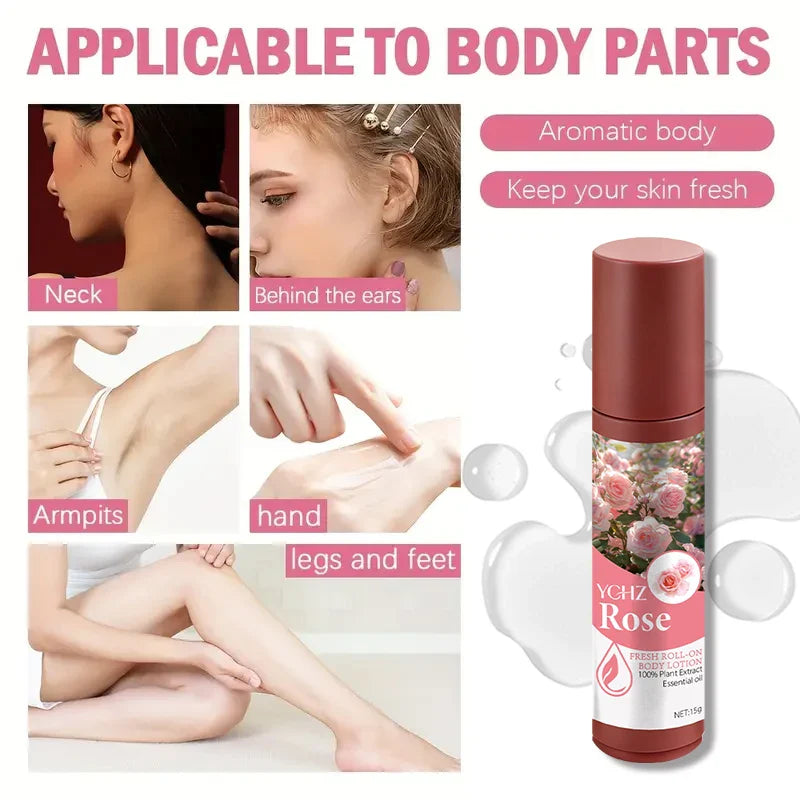 72H Rose Deodorant | Plant-Based, Quick-Dry, Long-Lasting